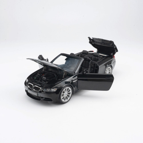 1/18 Kyosho 2008-2013 BMW E93 M3 Convertible (Black) Diecast Car