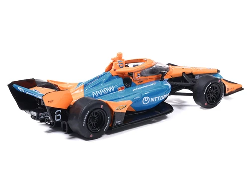 Dallara IndyCar #6 Nolan Siegel "NTT Data" Arrow McLaren IndyCar Team (Road Course Configuration) "NTT IndyCar Series" (2026) 1/64 Diecast Model by IXO Models