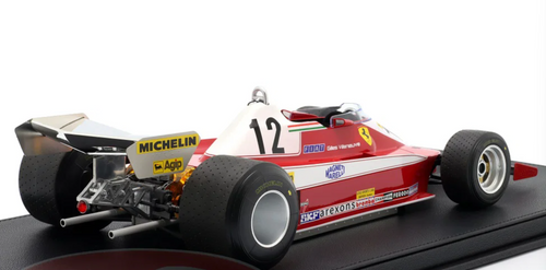 1/12 TopMarques 1978 Formula 1 Gilles Villeneuve Ferrari 312T3 #12 Winner Canadian GP Car Model