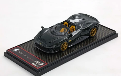 1/43 BBR Ferrari Daytona SP3 Icon Series Open Roof (British Green with Gold Wheels) Car Model Limited 20 Pieces