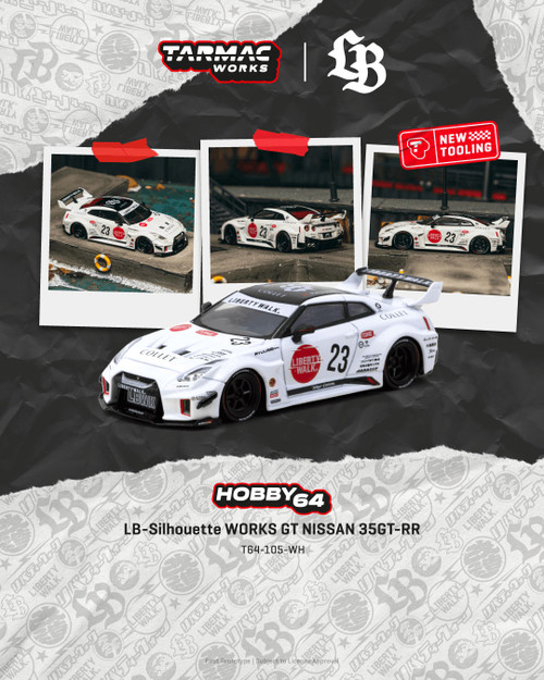 1/64 Mini GT Nissan Skyline GT-R R35 LB-Silhouette Works 35GT-RR