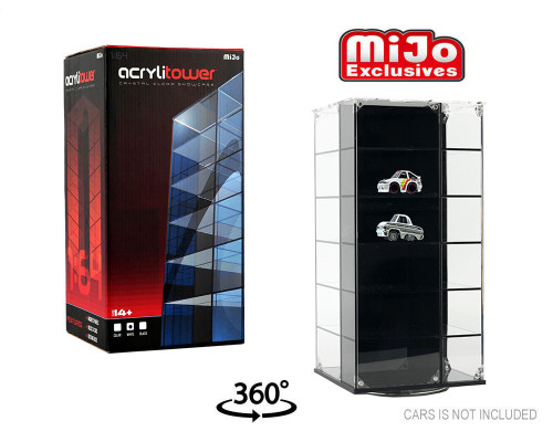 1/64 Acrylitower 24-Car Display Desk Top Spinner with Magnetic