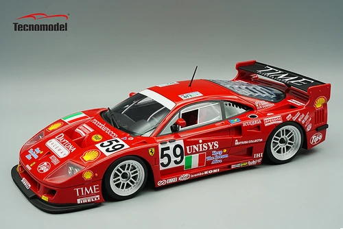 1/12 Tecnomodel Ferrari F40 LM 1996 24h LM Driver: P.NAPPI, R. DONOVAN, T.OOTA Limited Edition Car Model