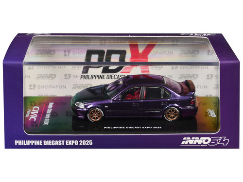 1/64 Inno Honda Civic Ferio Si (EK) (Green) Car Model