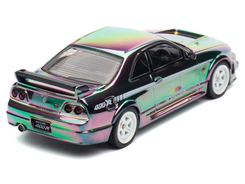 Nissan Skyline GT-R (R33) Nismo 400R RHD (Right Hand Drive) Chameleon "Tokyo Auto Salon Kuala Lumpur First Edition" 1/64 Diecast Model Car by Inno Models