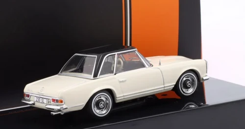 1/43 Ixo 1964 Mercedes-Benz 230 SL (W113) Hardtop (Light Beige White) Diecast Car Model