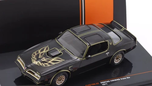 1/43 Ixo 1977 Pontiac Firebird Trans Am (Black) Diecast Car Model