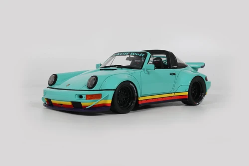 1/12 GT Spirit 2020 Porsche 911 964 RWB (Tiffany Blue) Car Model