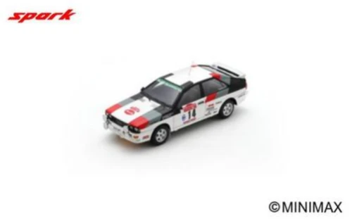 1/43 Spark Audi Quattro No.14 Winner Rallye Sanremo 1981 M. Mouton - F. Pons Car Model