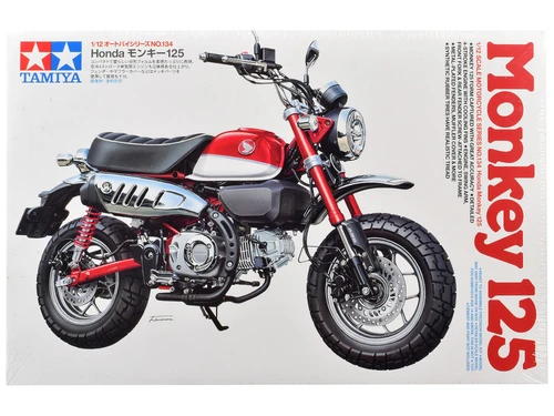 Model Kit Honda Monkey 125 Motorcycle 1/12 Scale Model by Tamiya