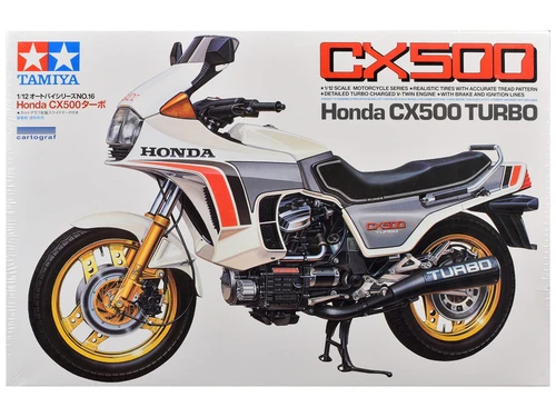 Model Kit Honda CX500 Turbo Motorcycle 1/12 Scale Model by Tamiya