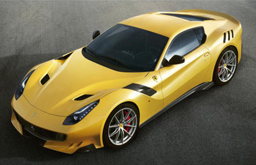 1/12 Looksmart Ferrari F12 TDF (Giallo Tristrato Yellow) Car Model