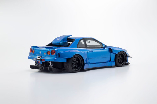 京商 Samurai 1/18 Nissan Skyline GTS-R 1/18 Kyosho Samurai Nissan Skyline GTS-R (Blue) Car Model Limited