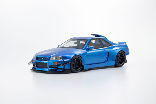 匂*宏様 京商 Samurai 1/18 Nissan Skyline GTS- 1/18 Kyosho Samurai Nissan Skyline GTS-R (Blue) Car Model Limited