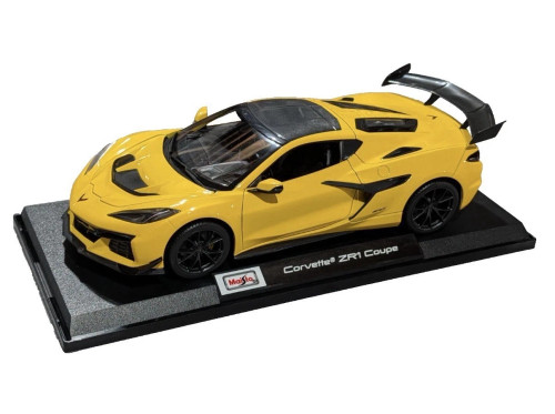 1/18 Maisto Chevrolet Corvette C8 ZR1 Coupe (Yellow) Diecast Car
