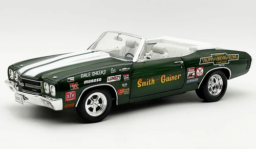 1/18 ACME 1970 Chevrolet Chevelle Convertible SS Smith & Gainer (Green) Diecast Car Model