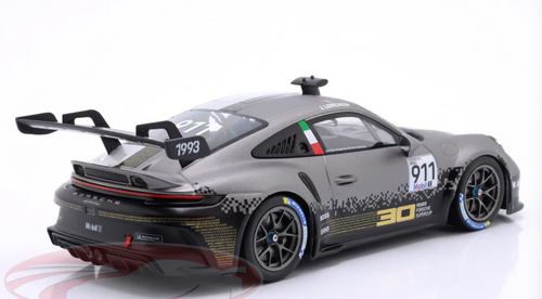 1/18 Ixo 2022 Porsche 911 (992) GT3 Cup #911 Porsche Supercup Imola Porsche Motorsport Jorge Lorenzo Diecast Car Model