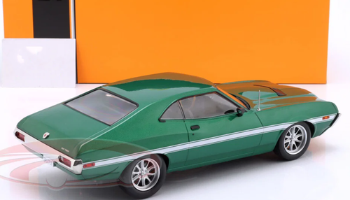 1/18 Ixo 1972 Ford Gran Torino Sport (Green Metallic) Diecast Car Model