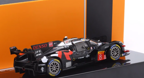 1/43 Ixo 2025 Toyota GR010 Hybrid #8 4th 6h Spa Toyota Gazoo Racing Sébastien Buemi, Brendon Hartley, Ryo Hirakawa Car Model