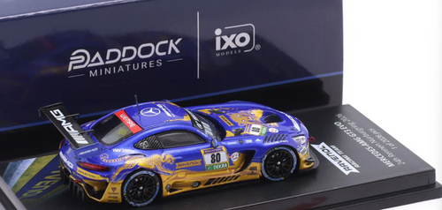 1/64 Ixo 2026 Mercedes-AMG GT3 Evo #80 24h Nürburgring Mercedes-AMG Team RAVENOL Maro Engel, Luco Stolz, Fabian Schiller, Maxime Martin Car Model