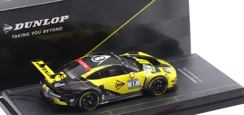 1/64 Ixo 2026 Porsche 911 (992) GT3 R #17 24h Nürburgring Dunlop Motorsport Dorian Boccolacci, Alessio Picariello, Julien Andlauer, Nico Menzel Car Model