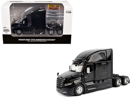 1/64 Diecast Masters 2025 Freightliner Cascadia Gen-5 ('2025) Tractor (Night-Shift Black) Diecast Model