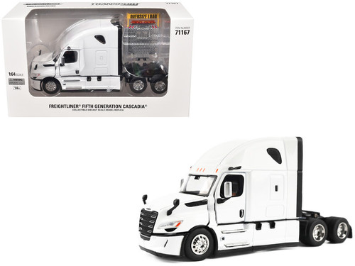 1/64 Diecast Masters 2025 Freightliner Cascadia Gen-5 ('2025) Tractor (Winter white) Diecast Model