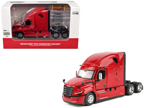 1/64 Diecast Masters 2025 Freightliner Cascadia Gen-5 ('2025) Tractor (Red) Diecast Model