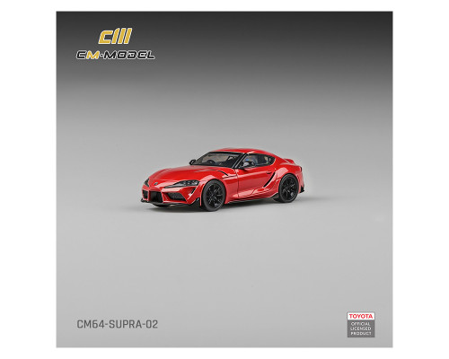 1/64 Kyosho Toyota GR Supra (Red) Car Model - LIVECARMODEL.com