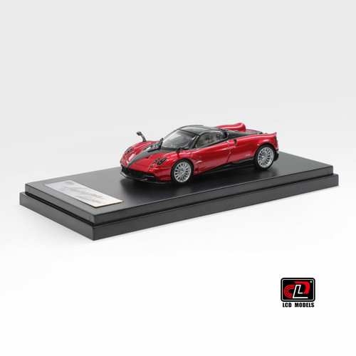 1/18 LCD Pagani Huayra BC Roadster (Red & Black) Diecast full open