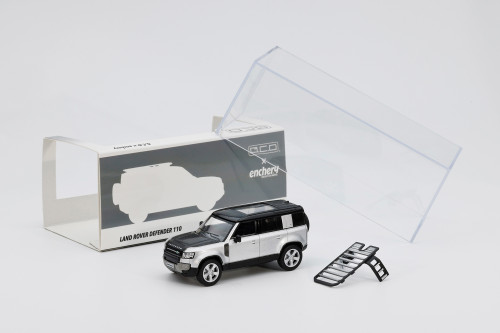 1/64 GCD X enchery Land Rover Defender 110 (Silver) Diecast Car Model