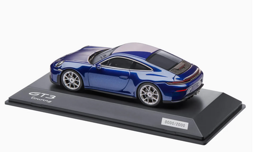 1/43 Dealer Edition 2025 Porsche 911 (992.2) GT3 Touring Package (Gentian Blue Metallic) Car Model