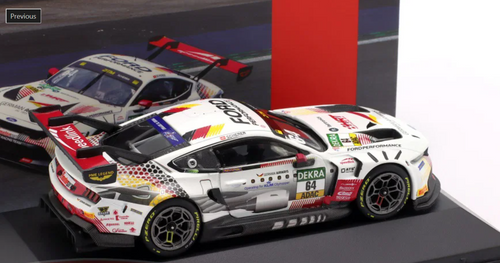 1/43 Ixo 2025 Ford Mustang GT3 #64 DTM Haupt Racing Team Ford Performance Fabio Scherer Diecast Car Model