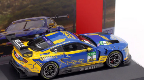 1/43 Ixo 2025 Ford Mustang GT3 #36 DTM Haupt Racing Team Ford Performance Arjun Maini Diecast Car Model