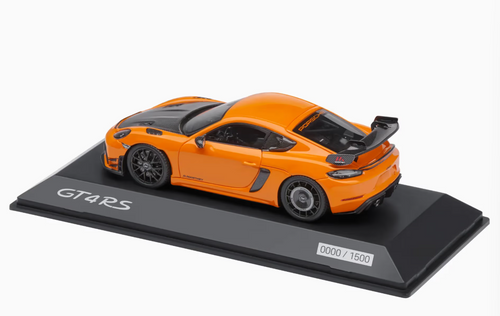 1/43 Dealer Edition 2024 Porsche 718 Cayman GT4 RS (982) Manthey Kit (Pastell Orange) Car Model