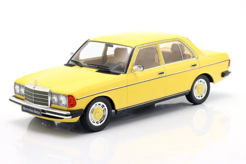 1/18 KK-Scale 1975 Mercedes-Benz 230E (W123) limousine (Yellow) Diecast Car Model
