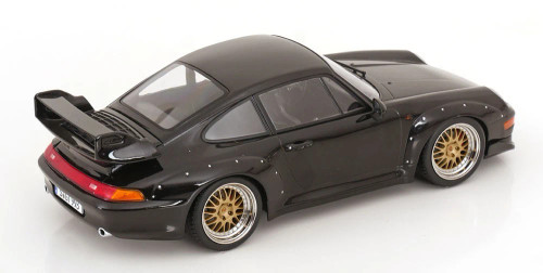1/18 KK-Scale 1996 Porsche 911 (993) GT2 Year (Black with BBS Wheels) Diecast Car Model