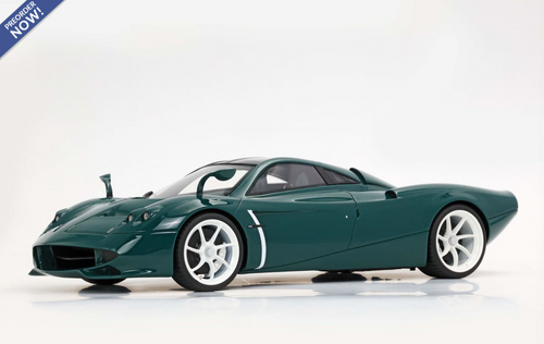 1/43 BBR Pagani Huayra Codalunga (British Racing Green with White Wheels) Car Model