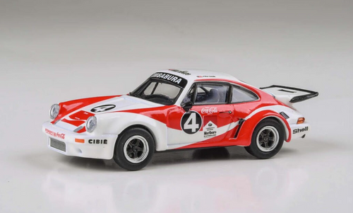 1/64 Paragon 1975 Porsche 911 Carrera RSR 3.0 Equador Fernando Madera Diecast Car Model