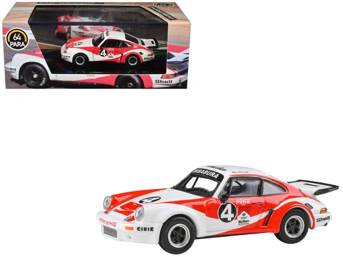 1/64 Paragon 1975 Porsche 911 Carrera RSR 3.0 Equador Fernando Madera Diecast Car Model