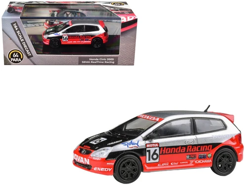 1/64 Paragon 2001 Honda Civic Type-R EP3 Diecast Car Model