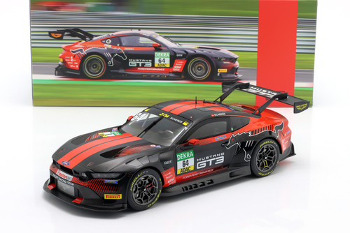 1/18 Ixo 2025 Ford Mustang GT3 #64 DTM Oschersleben Haupt Racing Team Ford Performance Fabio Scherer Diecast Car Model