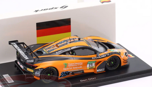 1/43 Spark 2024 McLaren 720S GT3 Evo #25 DTM Dörr Motorsport Ben Dörr Car Model