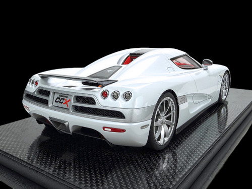 1/18 Frontiart Koenigsegg CCX 7063 Pearl White Car Model Limited 150 Pieces