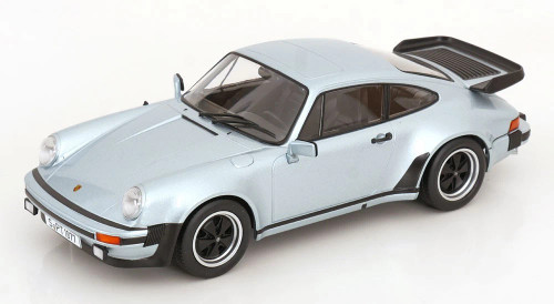 1/18 KK-Scale 1977 Porsche 911 (930) Turbo 3.3 Coupe (Silver) Diecast Car Model
