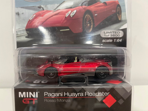 CHASE CAR 1/64 Mini GT Mini GT Pagani Huayra Roadster (Red) Diecast Car Model