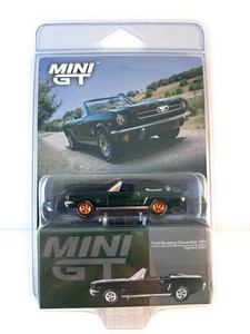 CHASE CAR 1/64 Mini GT 1964 Ford Mustang Convertible (Highland Green) Diecast Car Model