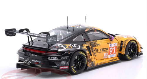 1/18 Minichamps 2024 Porsche 911 GT3 R #91 Winner LMGTE 24h LeMans Manthey EMA Richard Lietz, Morris Schuring, Yasser Shahin Diecast Car Model