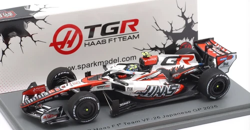 1/43 Spark TGR Haas F1 Team VF-26 No.87 Japanese GP 2026 Oliver Bearman Car Model