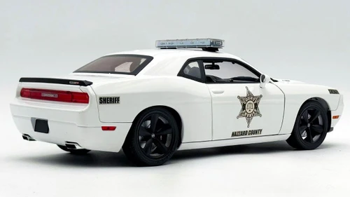 1/18 ACME 2010 Dodge Challenger SRT 8 Hazzard County Sheriff Diecast Car Model